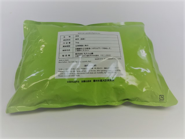 丸久小山園 抹茶 薄茶 青嵐 1kg袋 茶道具・古道具・古美術・韓国
