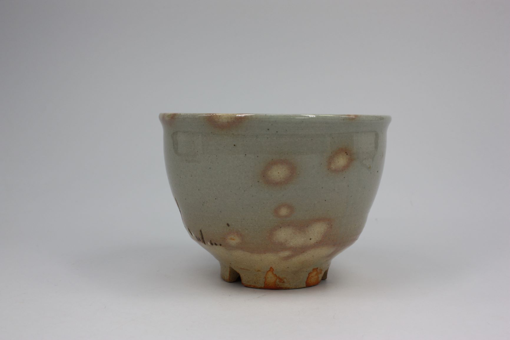 茶道具・古道具・陶磁器・古曽部焼・御本蕨と小鳥茶碗 茶道具・古道具