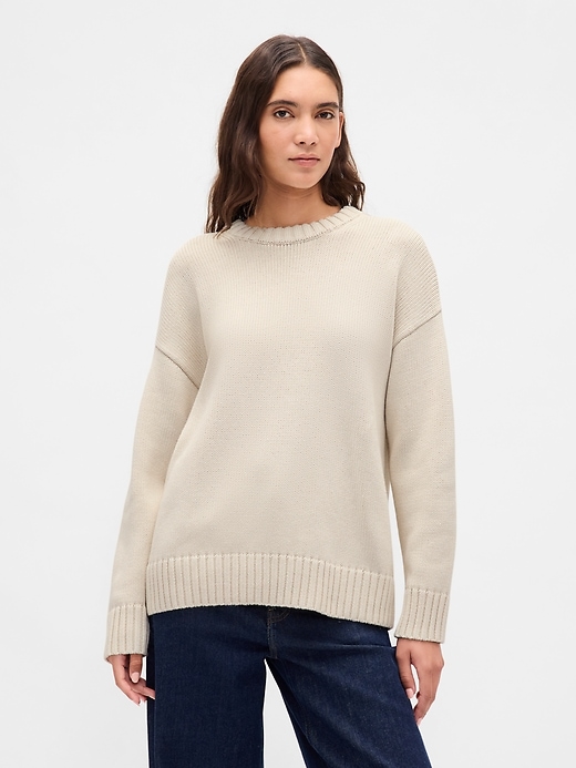 100% Cotton Oversized Sweater | Gap