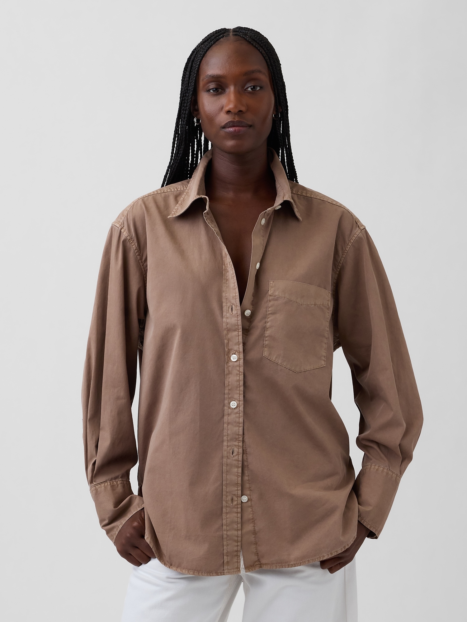 Organic Cotton Oversized Shirts | Gap
