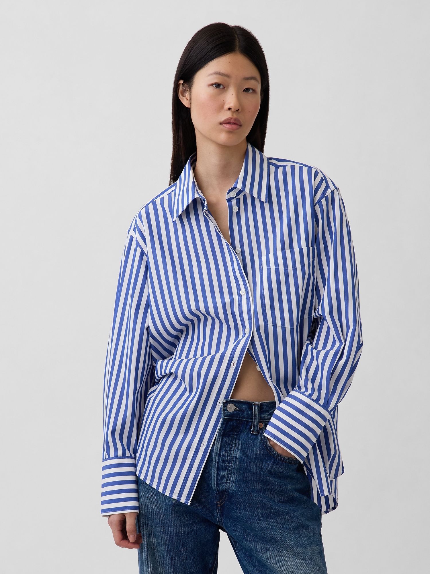Organic Cotton Oversized Shirts | Gap
