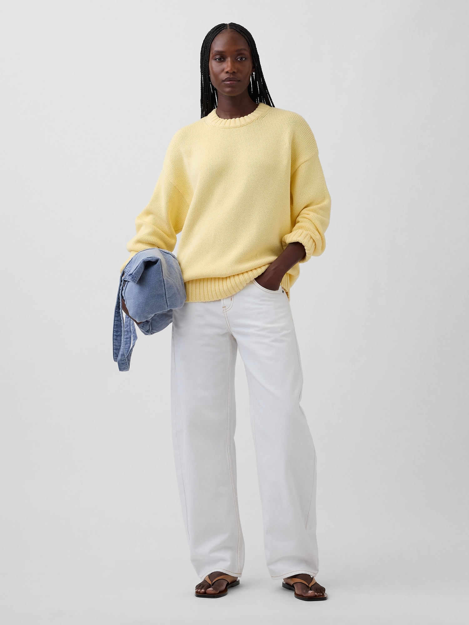 100% Cotton Oversized Sweater | Gap