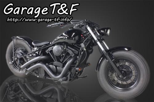 有限会社ガレージT&F / バルカン400 ベントマフラー(ブラック)タイプ2