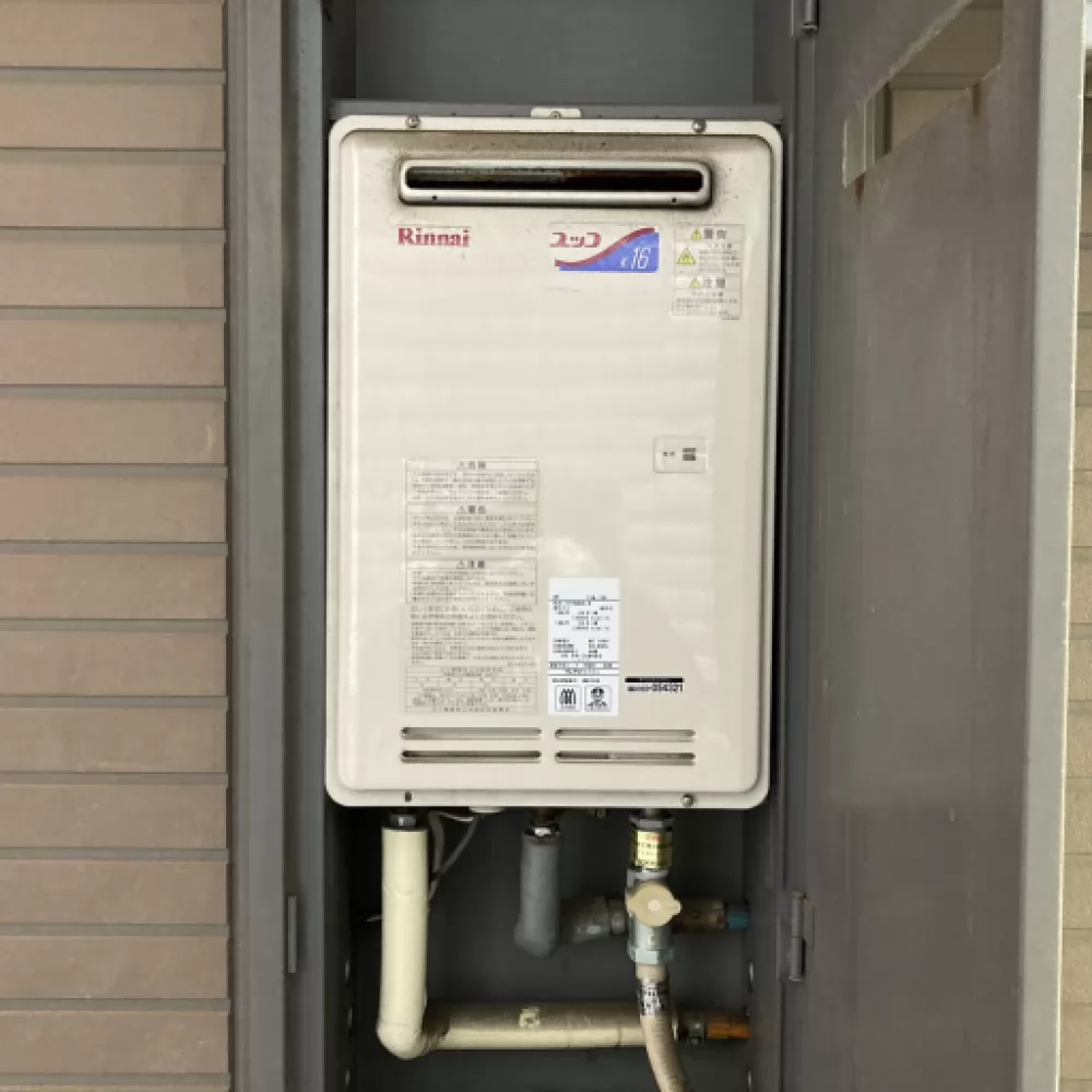リンナイRUK-1616BOX-E→リンナイRUK-V1610BOX-E｜杉並区の給湯器交換