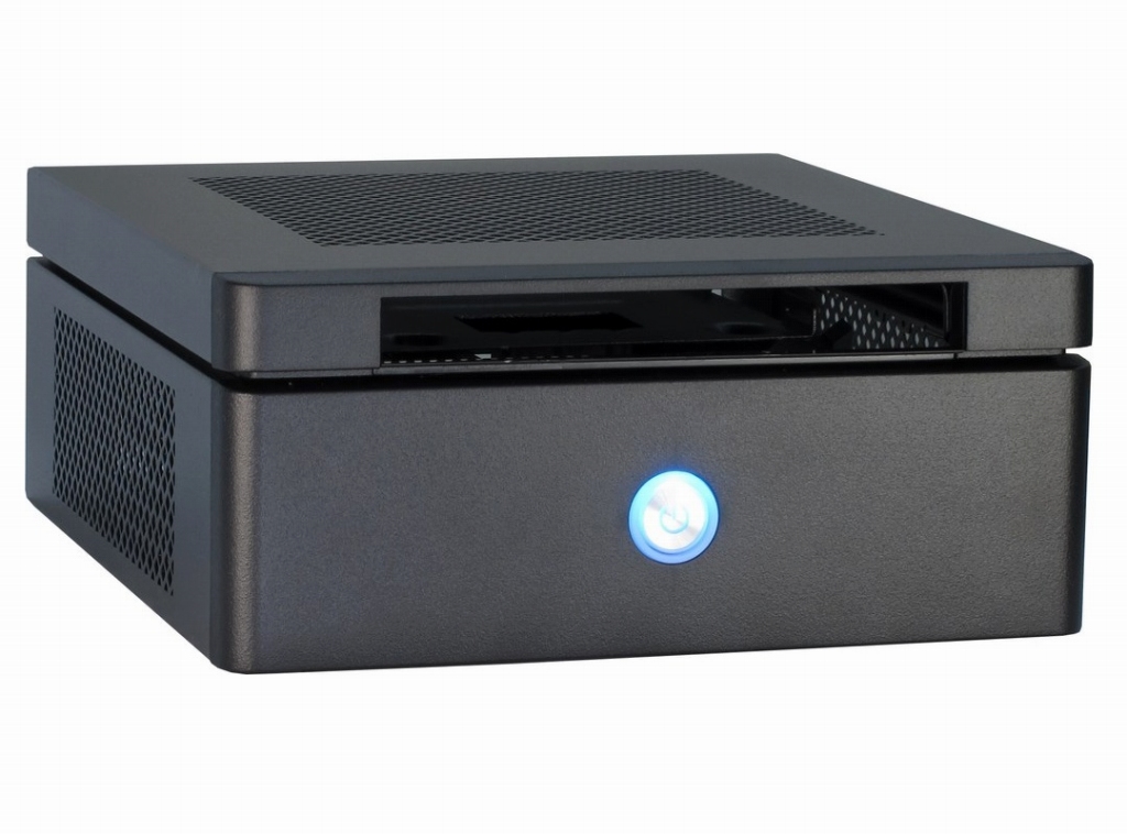 60W ACアダプタ付属の超小型Mini-ITXケース、Inter-Tech「Mini ITX-603