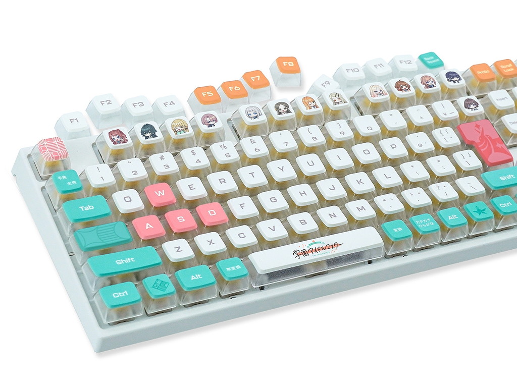 学マスコラボの「ふもコレ×学園アイドルマスター キーボード」など