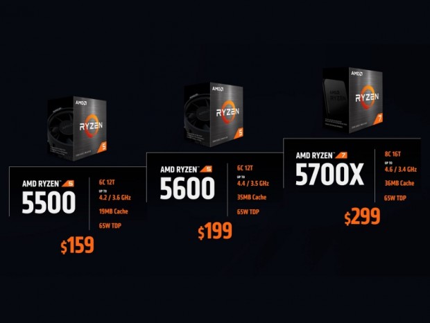 日本AMD、Ryzen 7 5700Xなど新CPU計5モデルの国内発売日と市場想定売価