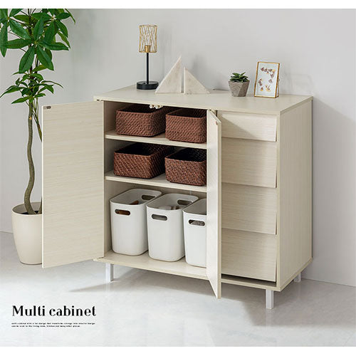 キャビネット Aタイプ 足つきキャビネット おしゃれ ぼん家具