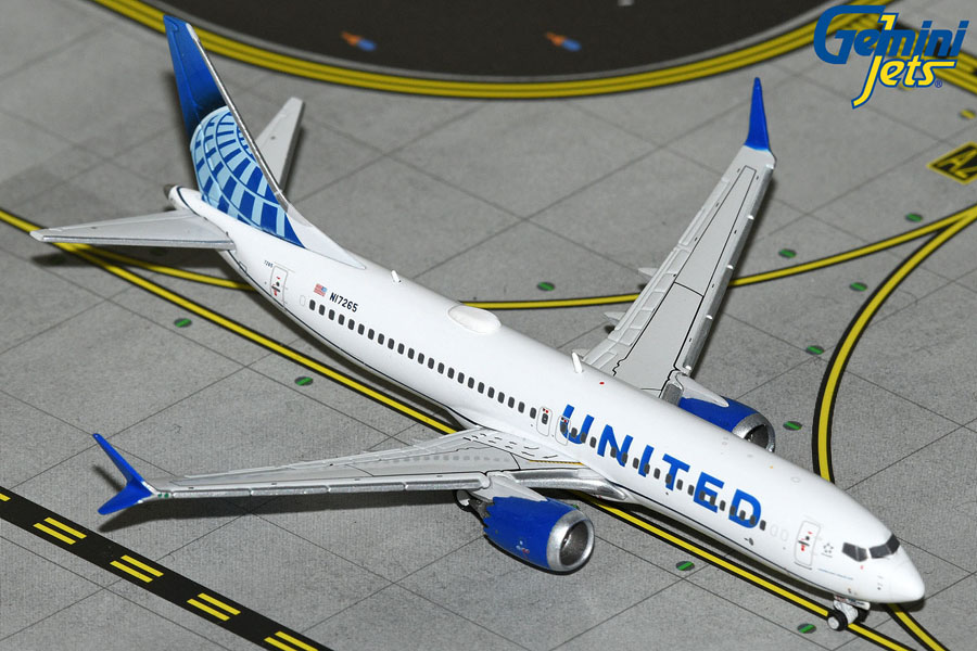GJUAL2225 GEMINI JETS United Airlines / ユナイテッド航空 B737 MAX8