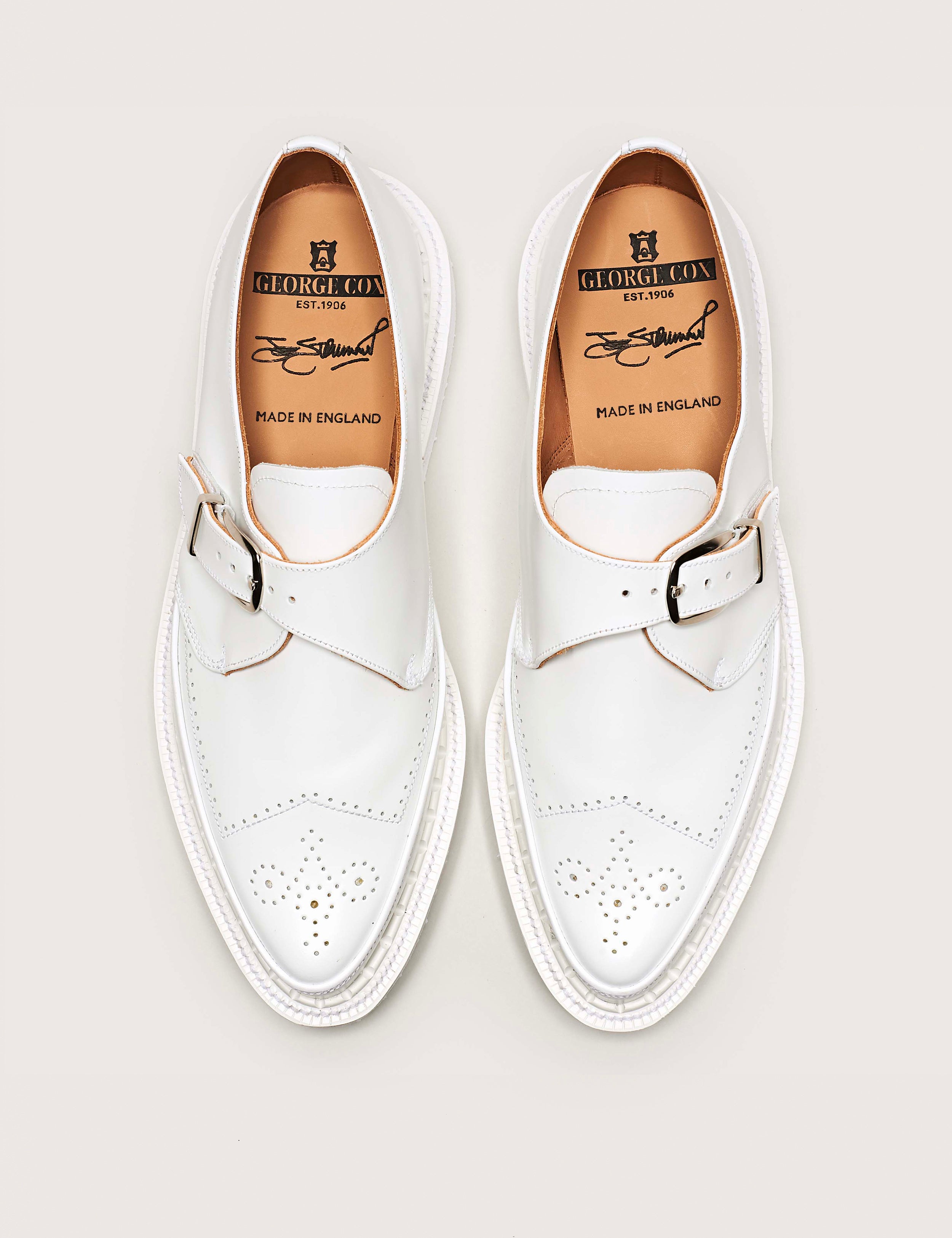 ジョージコックス ラバーソール ホワイト 白 george ジョージコックス