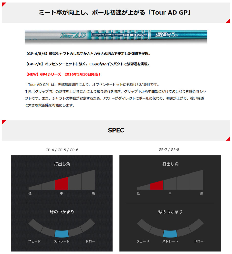 ジオテックゴルフ公式通販サイト / ツアーAD GP-6
