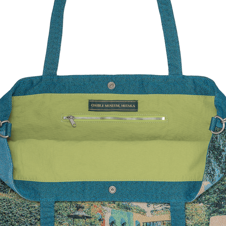 ジブリ美術館オリジナル ジャガードバック 全景｜三鷹の森ジブリ美術館