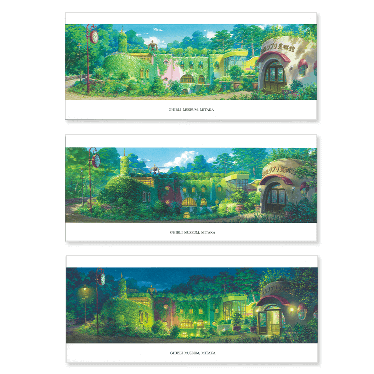 ジブリ美術館オリジナル ポストカードセット（3枚セット）｜三鷹の森