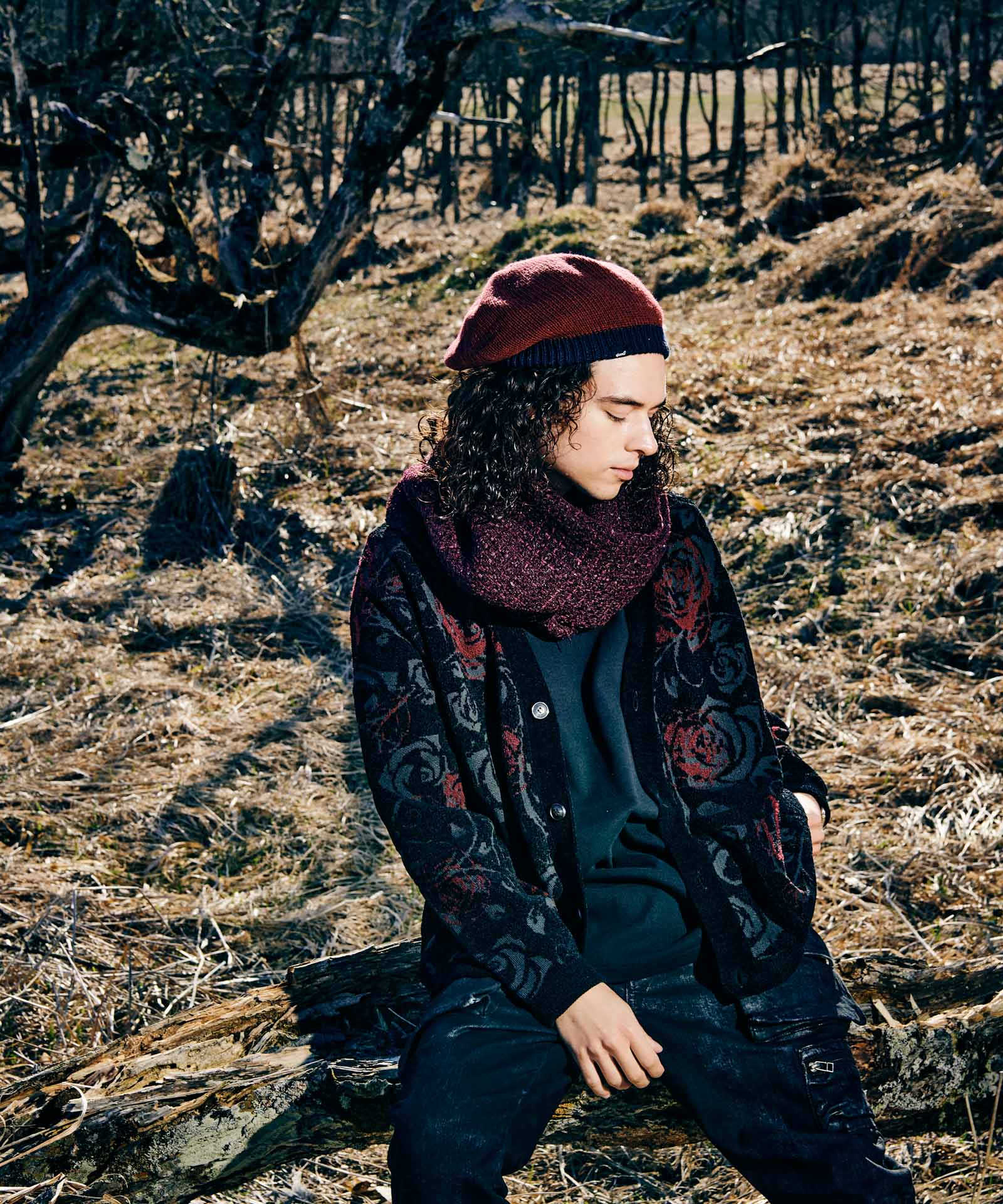 GB0325/AC04 : Hidden Valley Tweed Snood / ヒドゥンバレーツイード