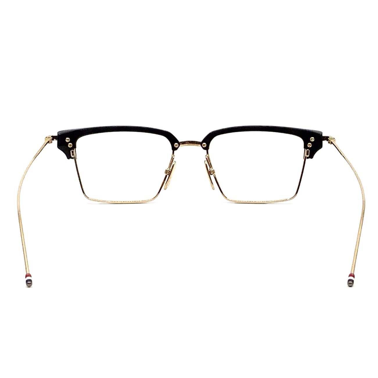 THOM BROWNE トムブラウン レクタンギュラー眼鏡 UEO0422A 001