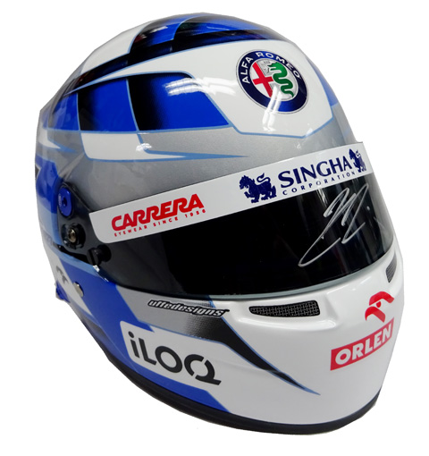 2020 K．ライコネン アルファロメオ レーシング 1/2 ヘルメット F1の
