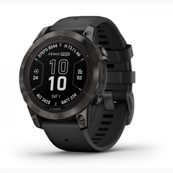 Garmin fenix 7 Pro Sapphire Solar Carbon Gray DLC Titanium with