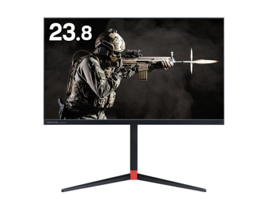 最大144Hz駆動、高速応答速度1msで残像の少ない滑らかな表示を実現