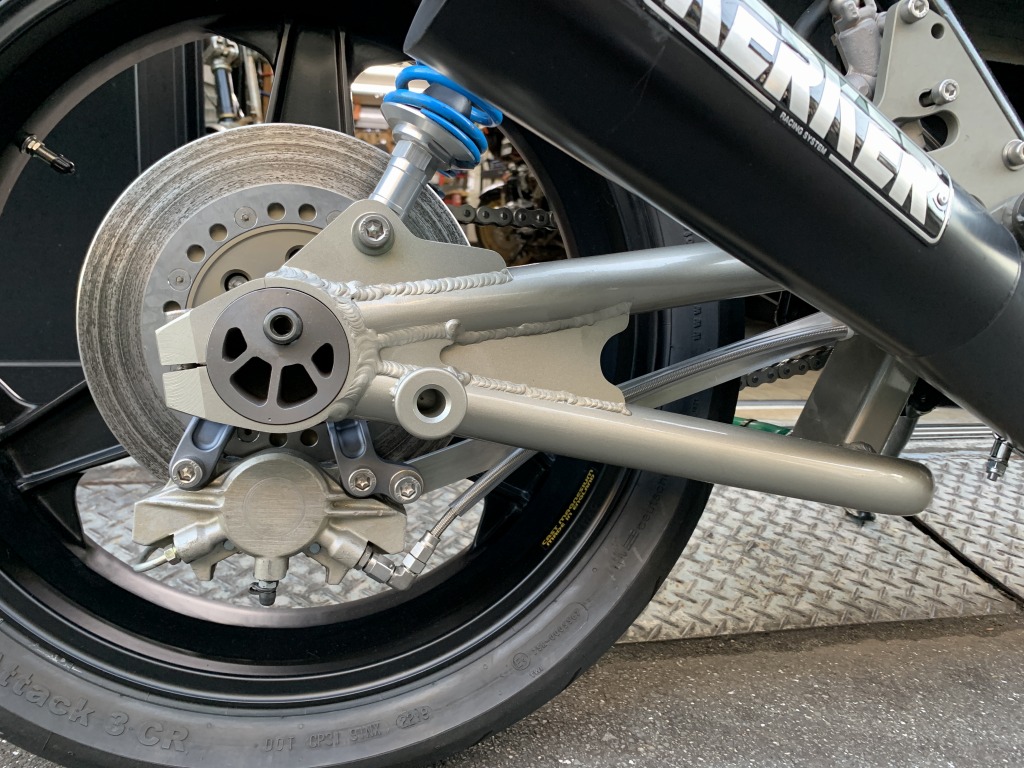 ZRX400改S1スイングアーム | GREEN GARAGE