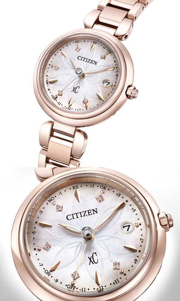 シチズン(CITIZEN) 2024新作 雪の結晶の中心に輝くラボグロウン