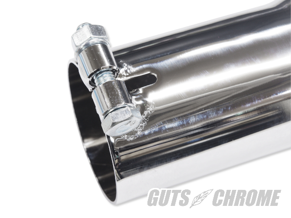 トランペットマフラー アップ 右用｜ハーレーパーツの通販-GUTS CHROME