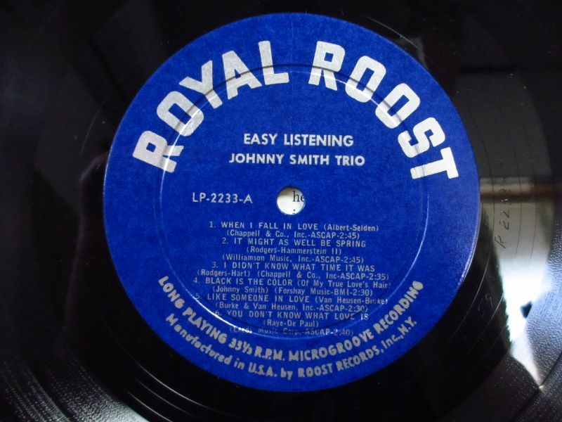 Johnny Smith Trio / Easy Listening - Guitar Records