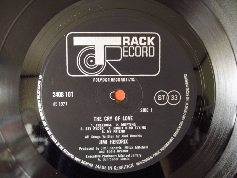 Jimi Hendrix / The Cry Of Love - Guitar Records