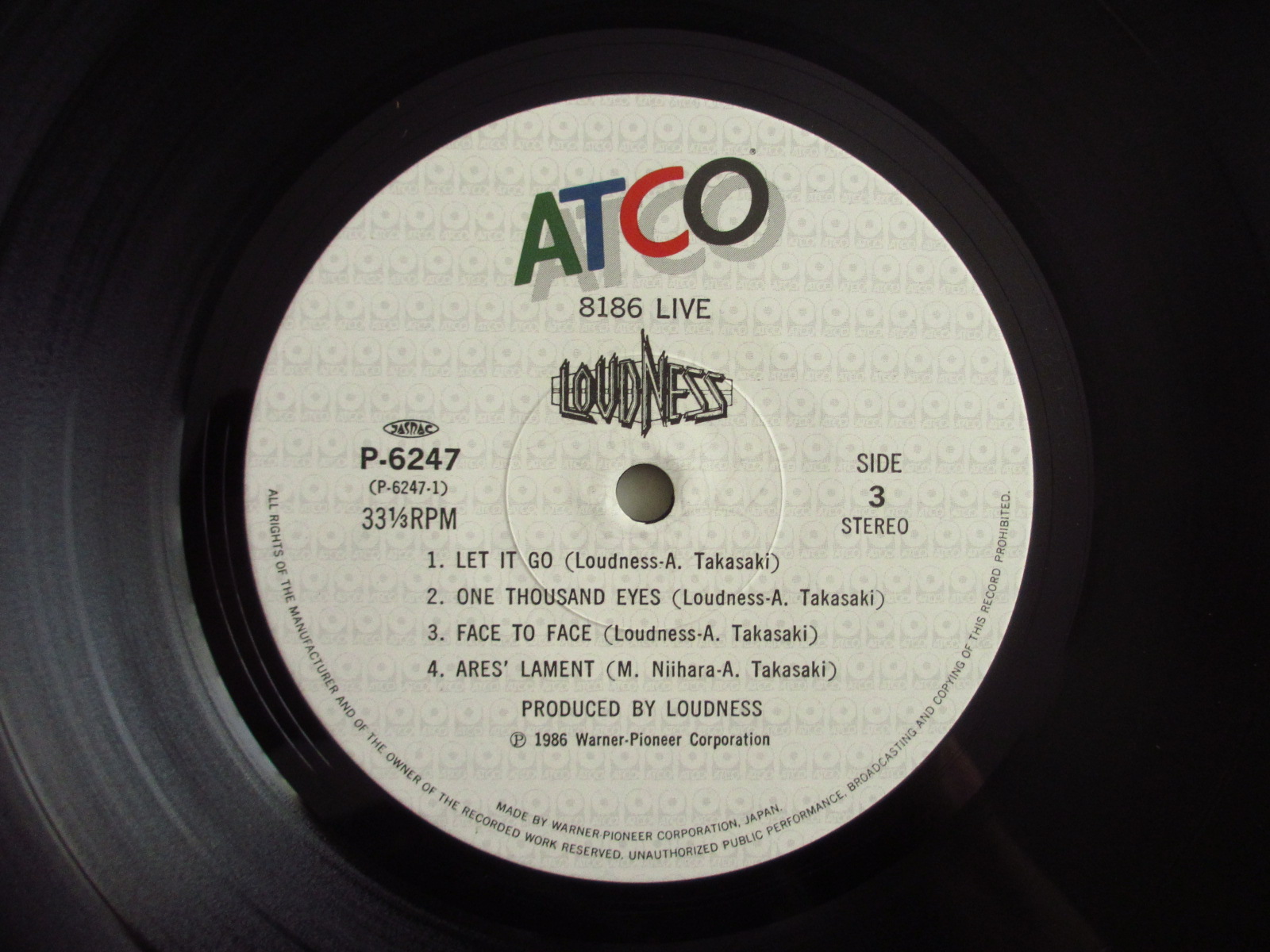 Loudness / 8186 Live - Guitar Records