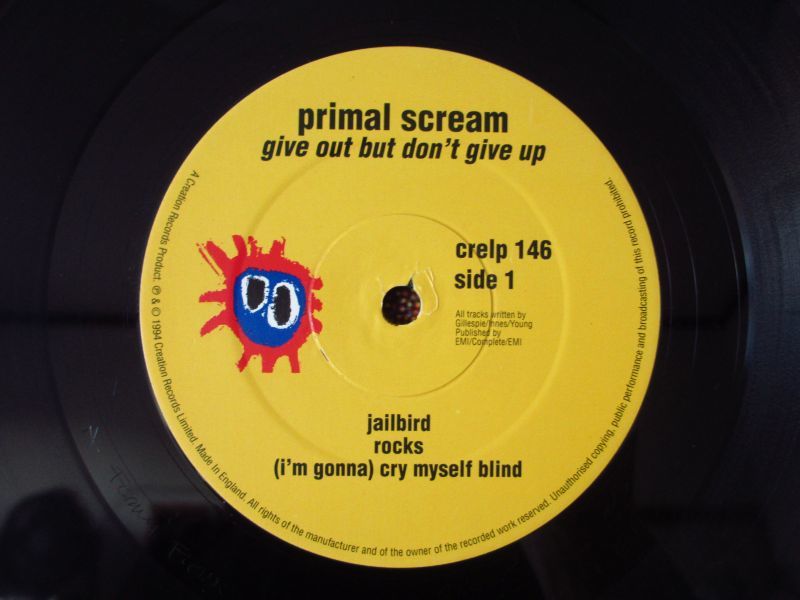 Primal Scream / Give Out But Don't Give Up - Guitar Records