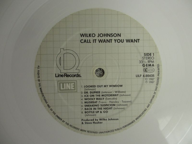 Wilko Johnson / Call It What You Want - Guitar Records