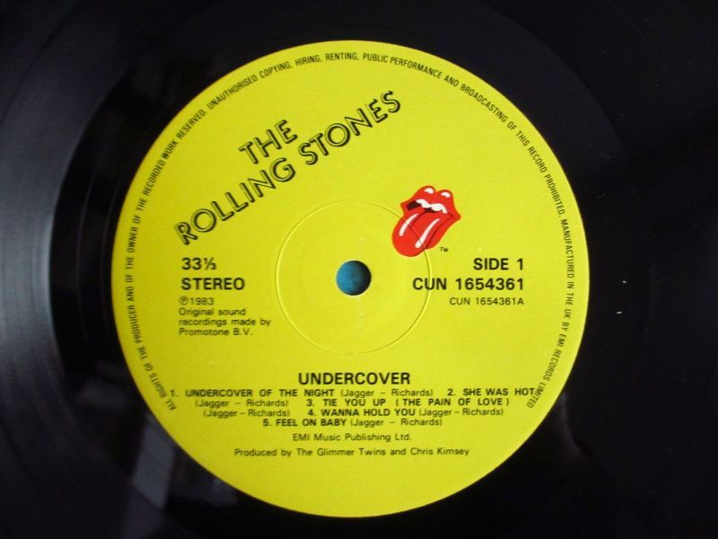 The Rolling Stones / Undercover - Guitar Records