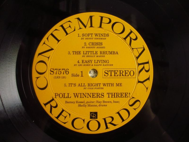 Barney Kessel, Shelly Manne & Ray Brown / Poll Winners Three