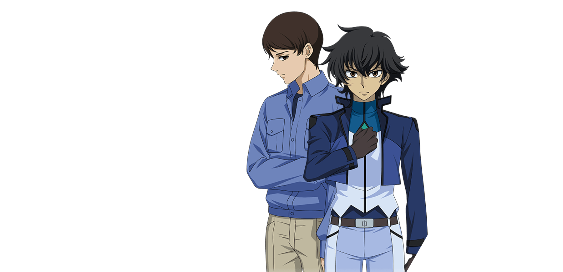 刹那・F・セイエイ＆沙慈・クロスロード − PILOT｜機動戦士ガンダム