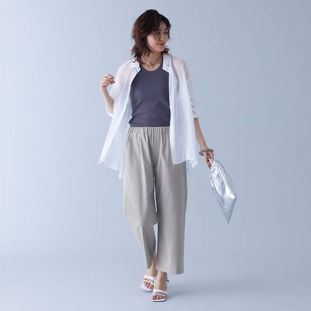 セミワイド】ドライタッチパンツ【SALE】 FTXL13 :レディース パンツ