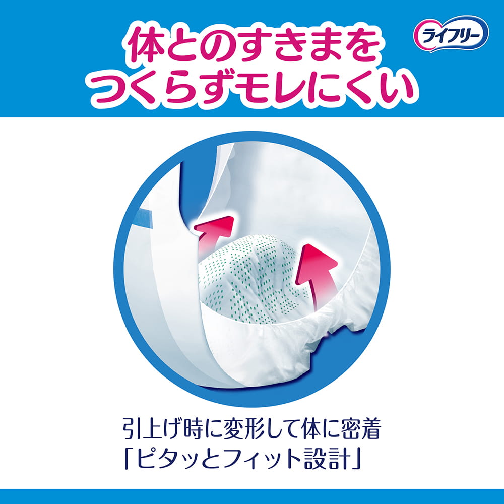 ライフリーズレずに安心紙パンツ専用尿とりパッド2回吸収 52枚｜ユニ