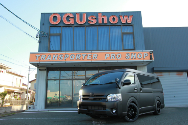 ハイエース1インチローダウンでカッコよくまとめる！玄武ブロック