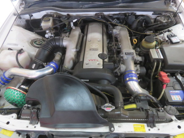 トヨタ チェイサー JZX100 HKS スーパーパワーフローR 取り付け