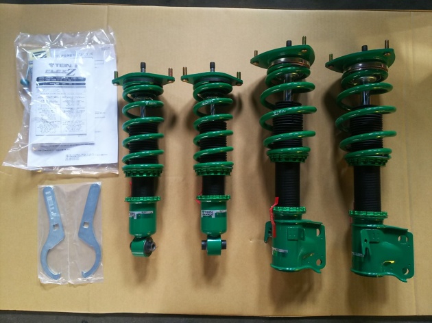 レガシィワゴン BR9 TEIN FLEX Z 車高調 取り付け！｜チューニング