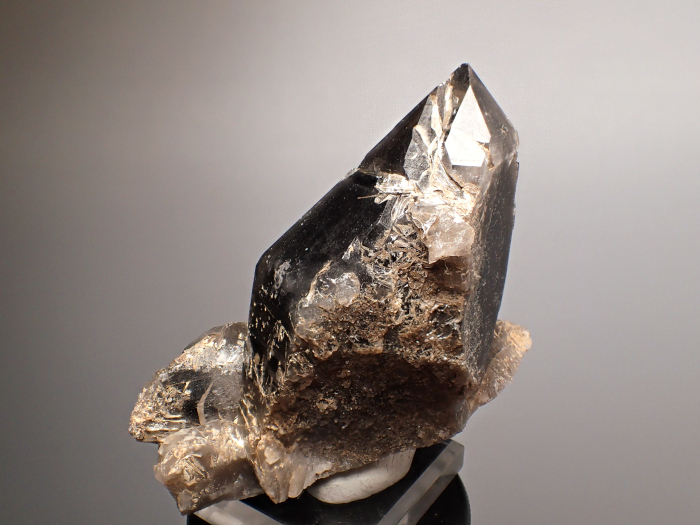岐阜県ちんの峠産 煙水晶 (Smoky Quartz / Japan) - 鉱物標本販売店