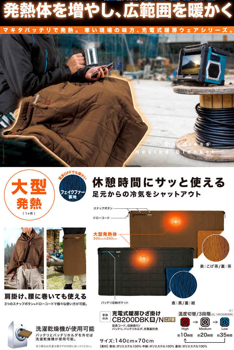 ばいきんまん 充電式電気毛布 マキタ バッテリーホルダーセット 未使用