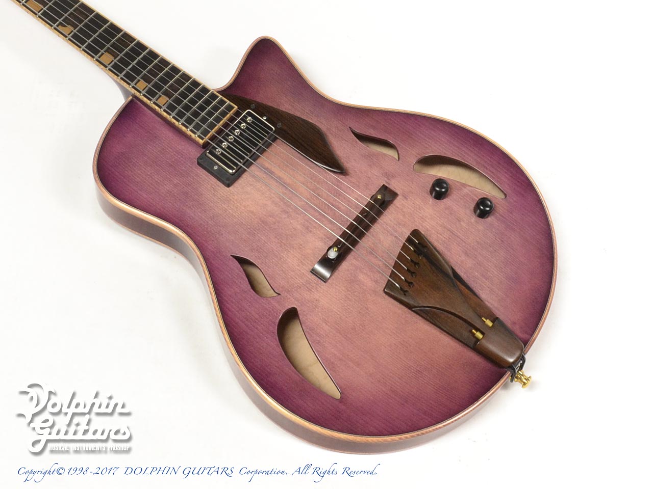 YAMAOKA ARCHTOP GUITARS Strings Art JG-1 (Murasaki)|ドルフィンギターズ