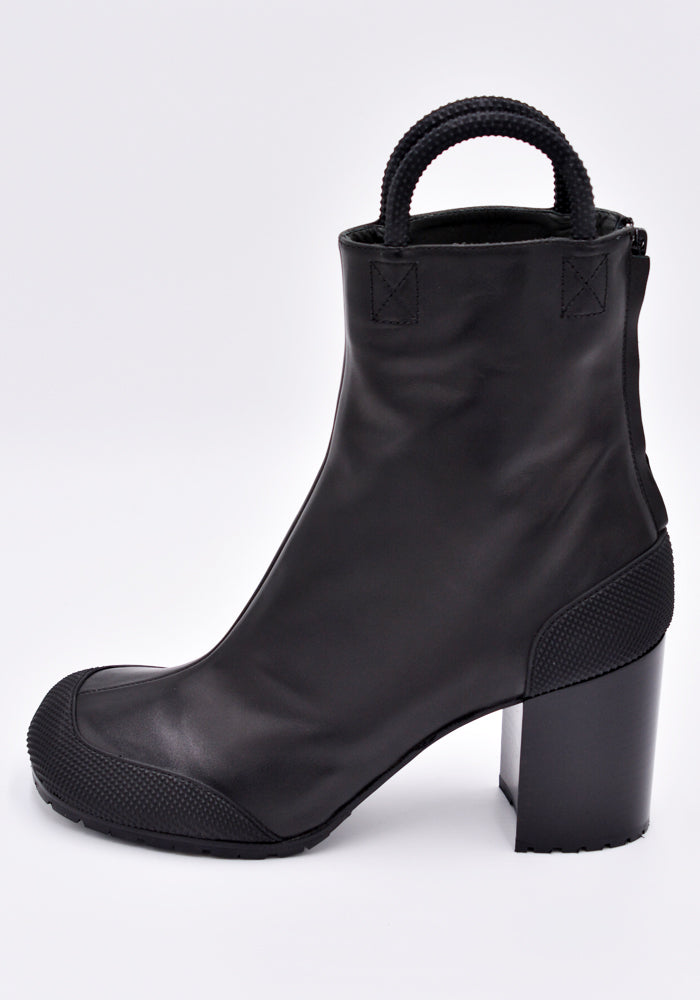 RANDOM IDENTITIES BOOT-01 WORKER LEATHER BOOT BLACK | 50%OFF SALE