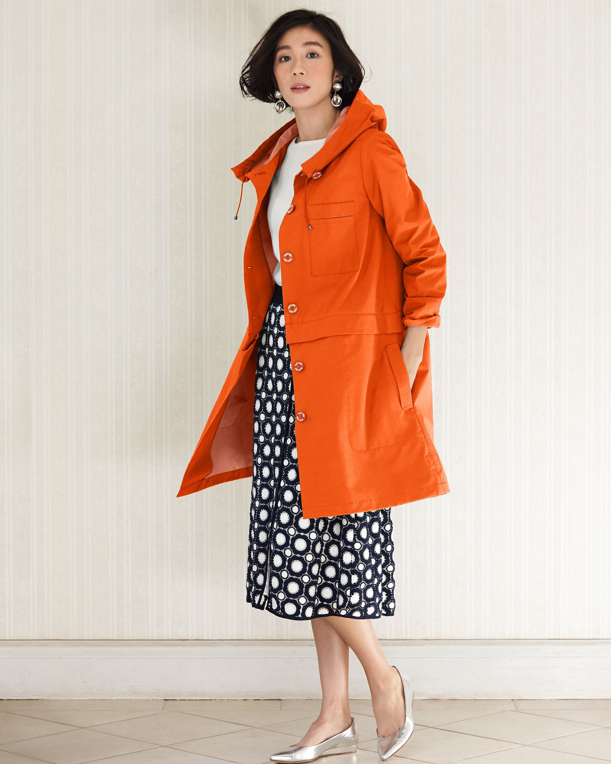 ウインドプルーフ・2WAYフードコート/DoCLASSE