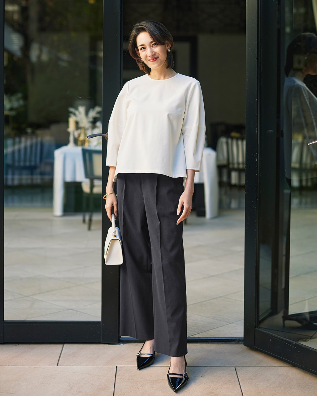 群言堂 リネンパレットワイドパンツ 麻70% 綿30% 群言堂 リネン