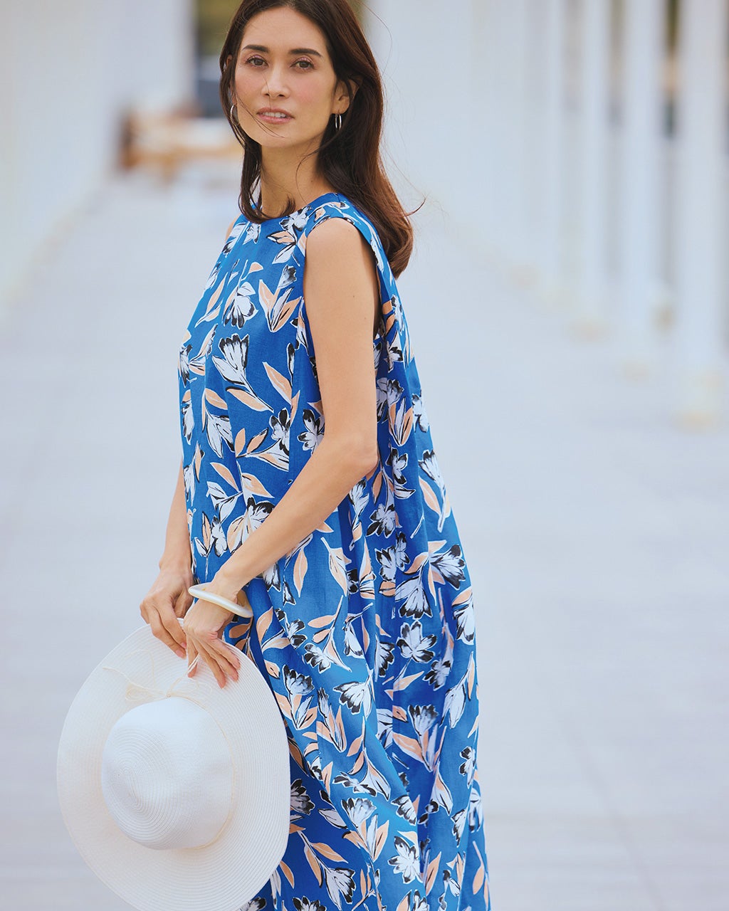 フレンチリネン・ノースリーブワンピース/DoCLASSE