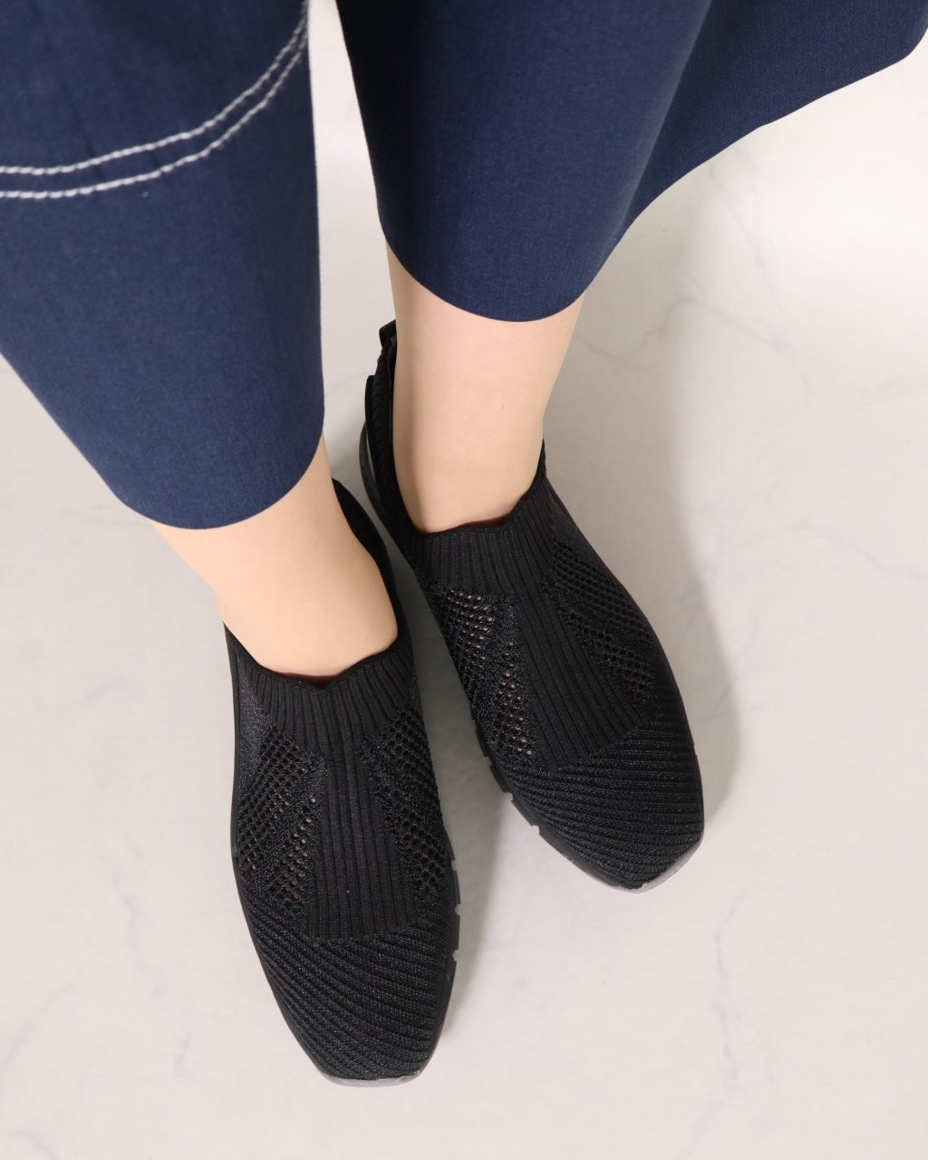 シアーニットスニーカー/DoCLASSE