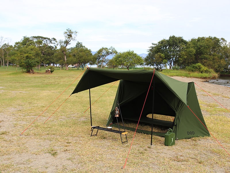 販売終了】パップフーテント2（カーキ） T2-670-KH - DOD（ディーオー
