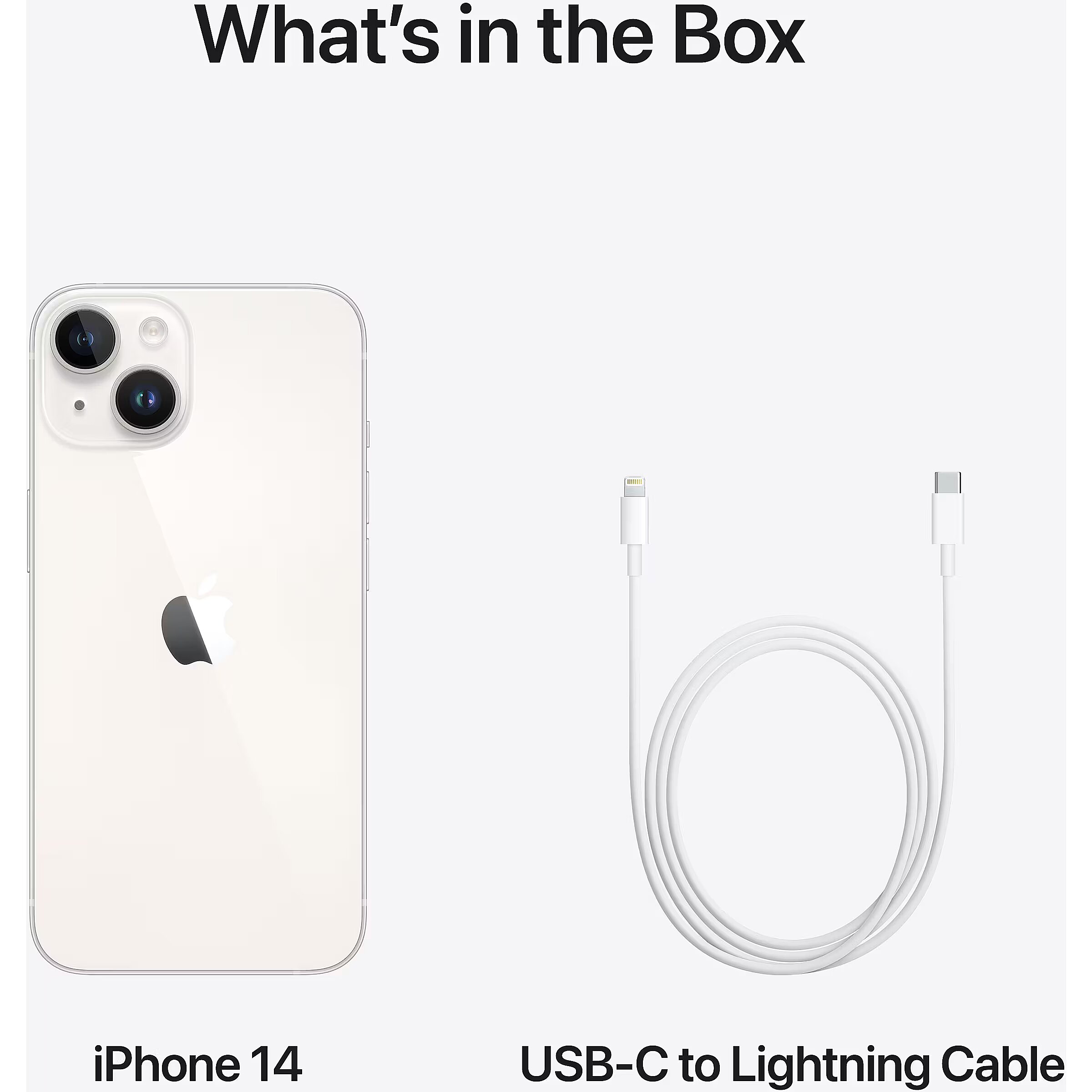 Apple iPhone 14, 256GB, Starlight (MPW43ZD/A)