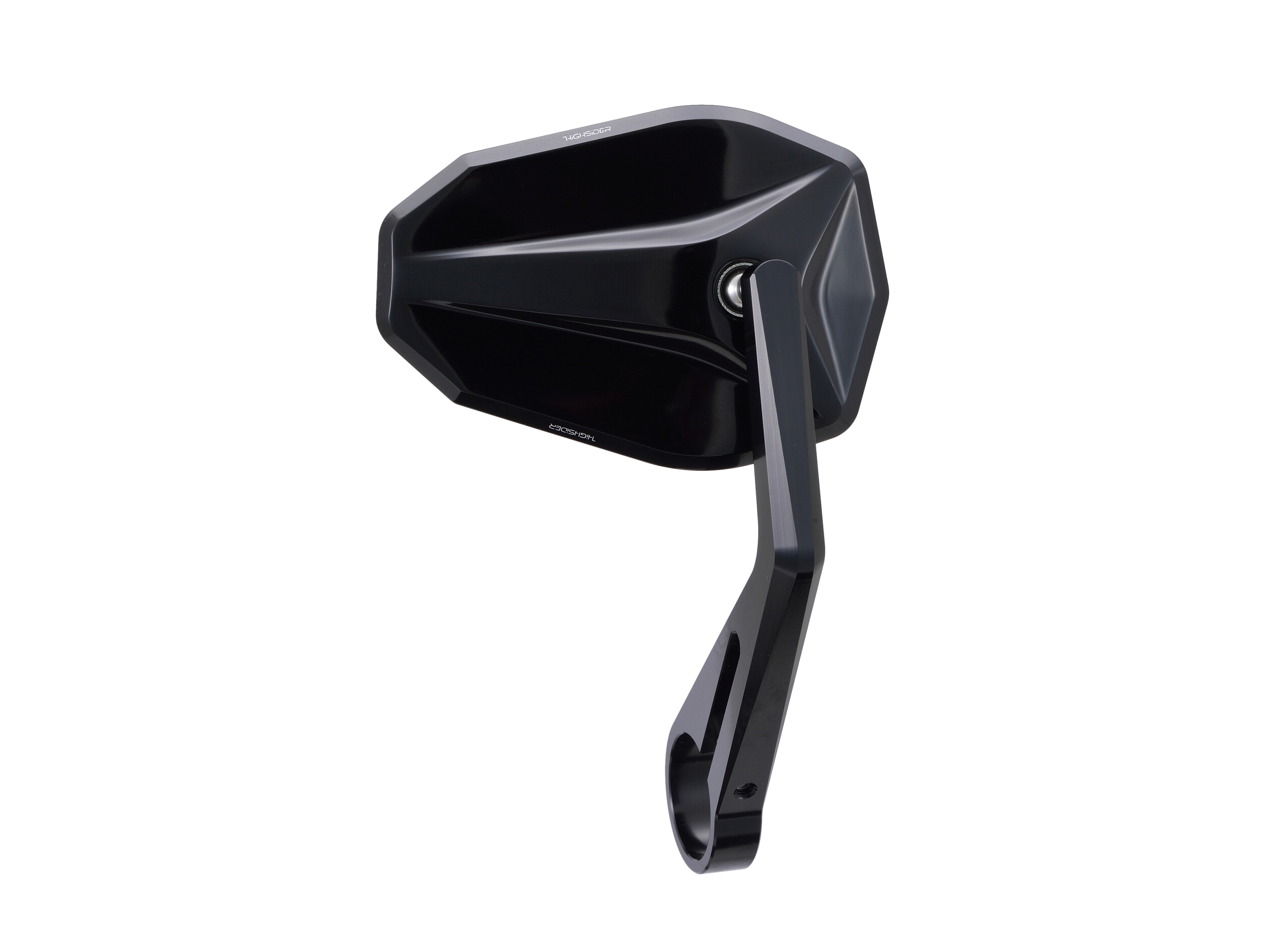 HIGHSIDER バーエンドミラー ヴィクトリー ブラック アダプター別売