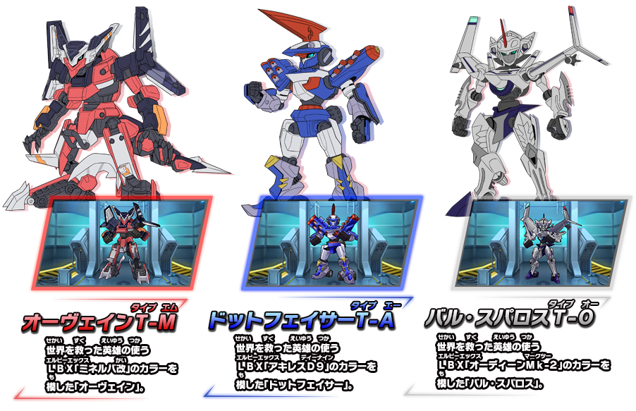 ダンボール戦機W 超カスタム」との連動LB｜ダンボール戦機ウォーズ